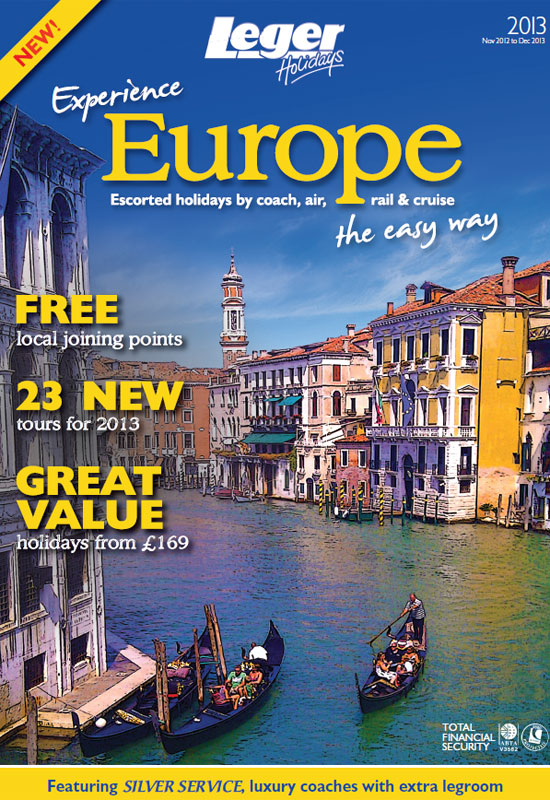 View our new 2013 Europe brochure online now