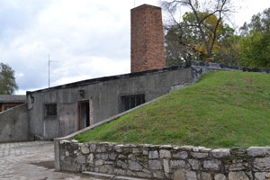 The crematorium and gas chamber at Auschwitz I Â© David Barrington-Smith
