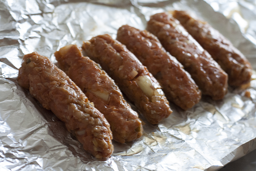 Leave the Cevapcici in the fridge overnight before cooking.