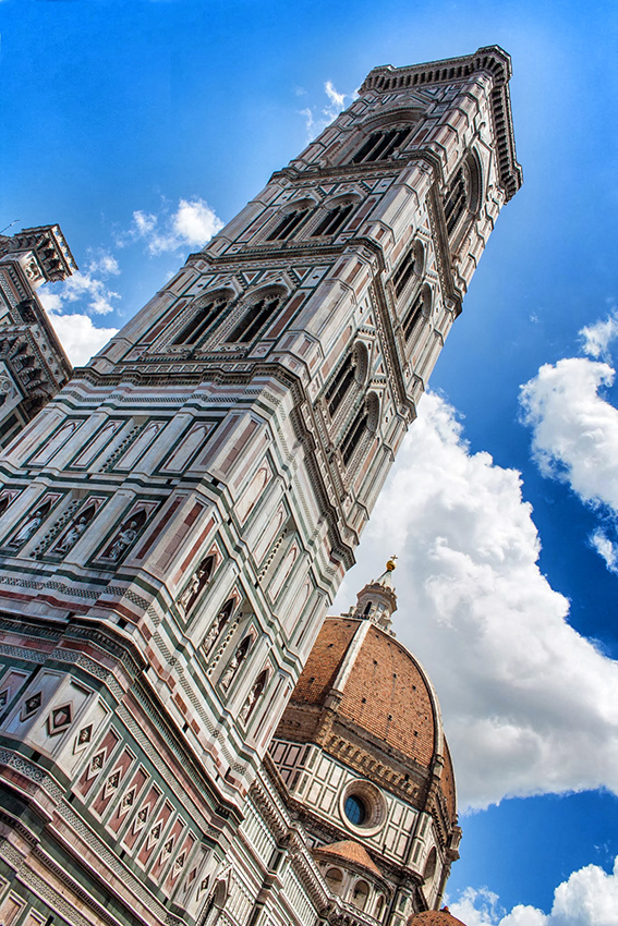 Arriving at Piazza del Duomo â€“ the magnificent Giotto's Tower