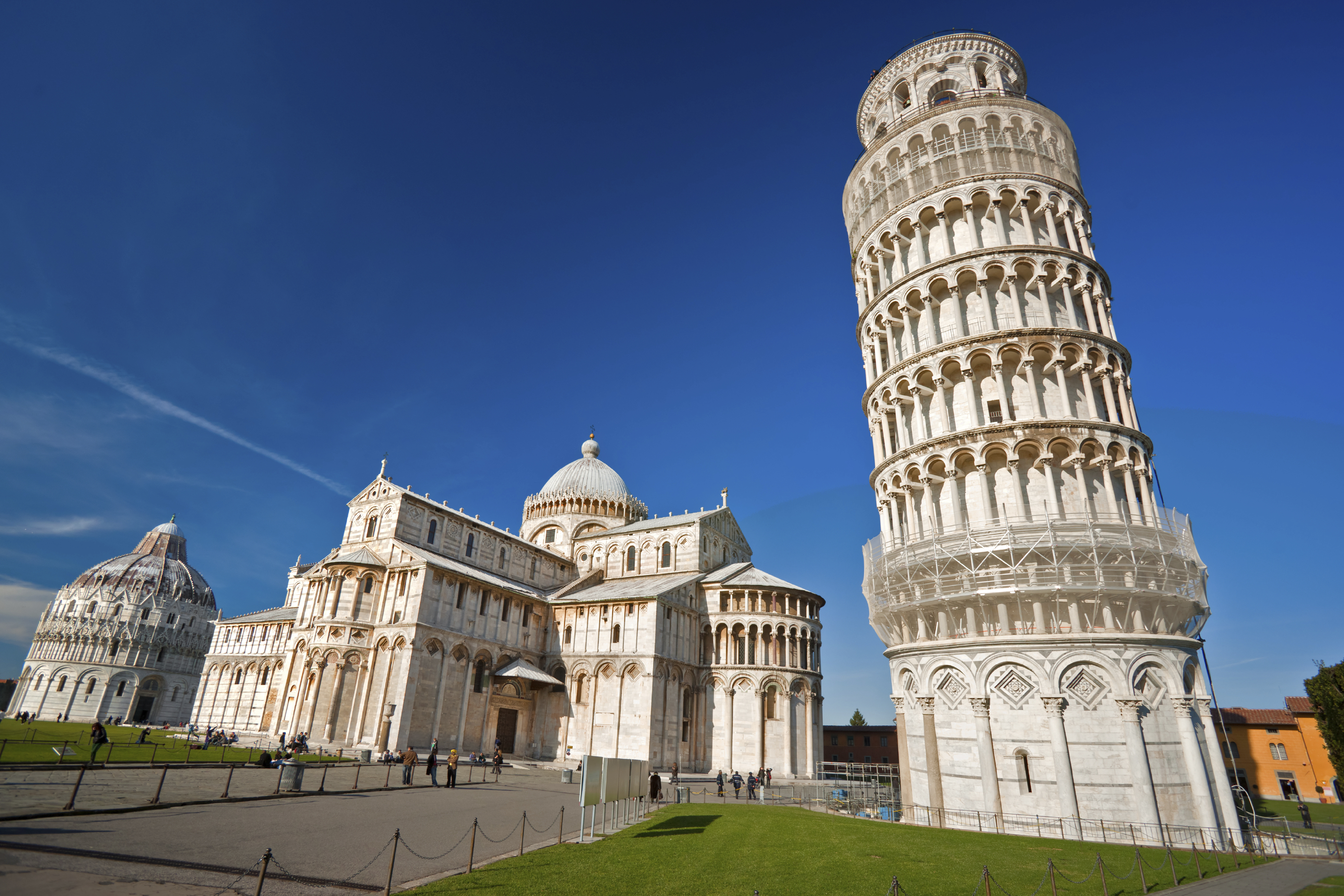 One of Italy's most famous landmarks - The Leaning tower of Pisa