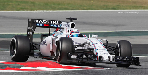 Williams Formula 1 Car on track
