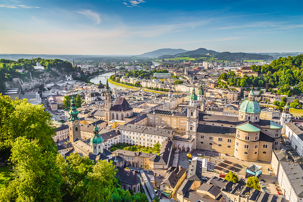 Aerial View of Salzburg