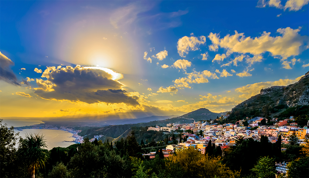 View Over Taormina