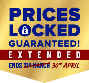 Prices Locked Guaranteed