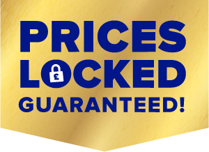 Prices Locked Guaranteed