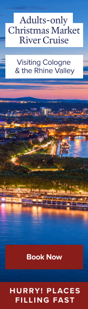 Adults only Christmas Market River Cruise. Visiting Cologne & the Rhine Valley. Book Now. Hurry places filling fast.