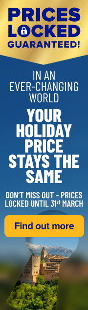 In an ever-changing world your holiday price stays the same. Don't miss out - prices locked until 31st March. Find out more'